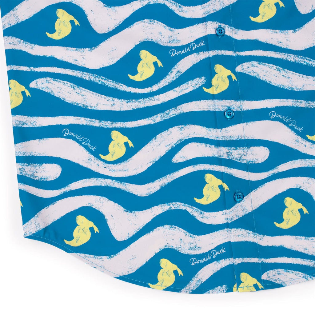 RSVLTS Beaks & Breakers KUNUFLEX Short Sleeve Shirt in Blue — detail 12