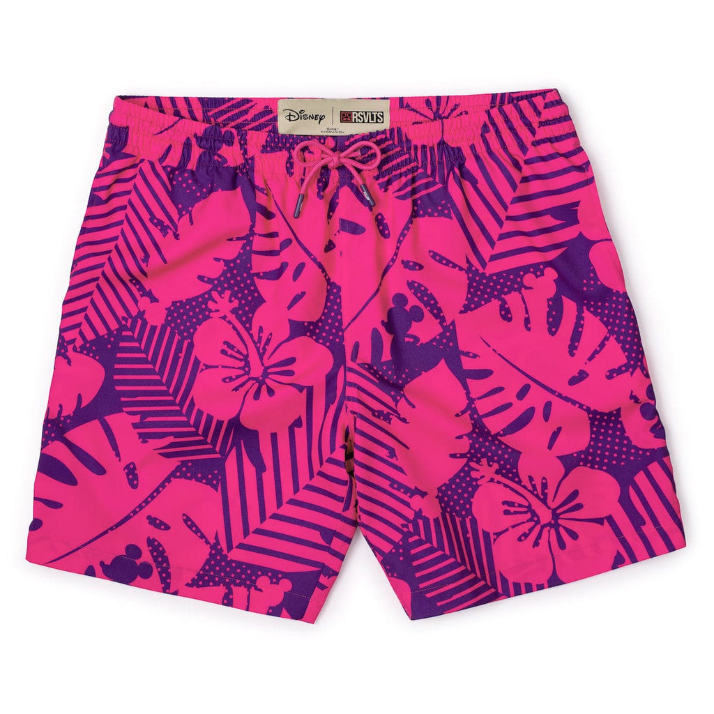 RSVLTS Lei It on Me Hybrid Shorts in Pink — detail 4
