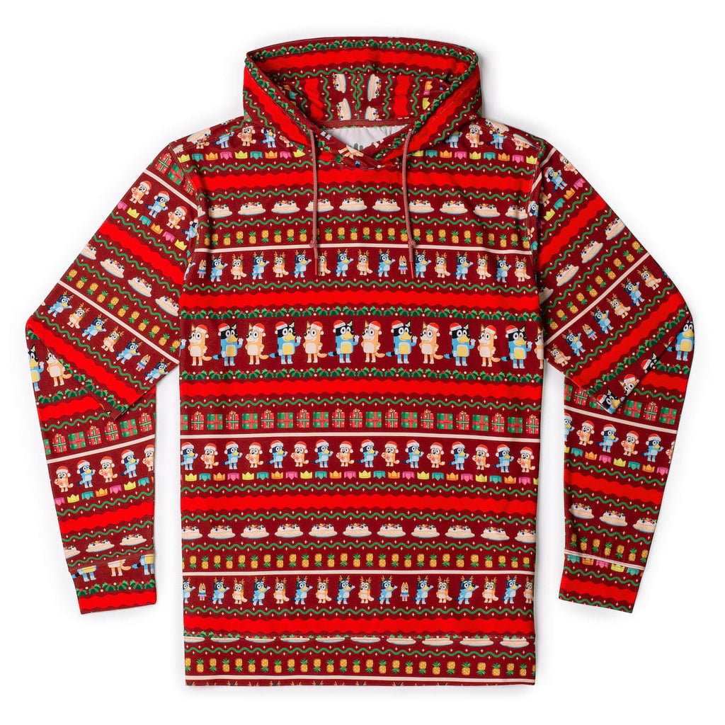 RSVLTS Here’s To Bartleby Performance Hoodie in Red — front view