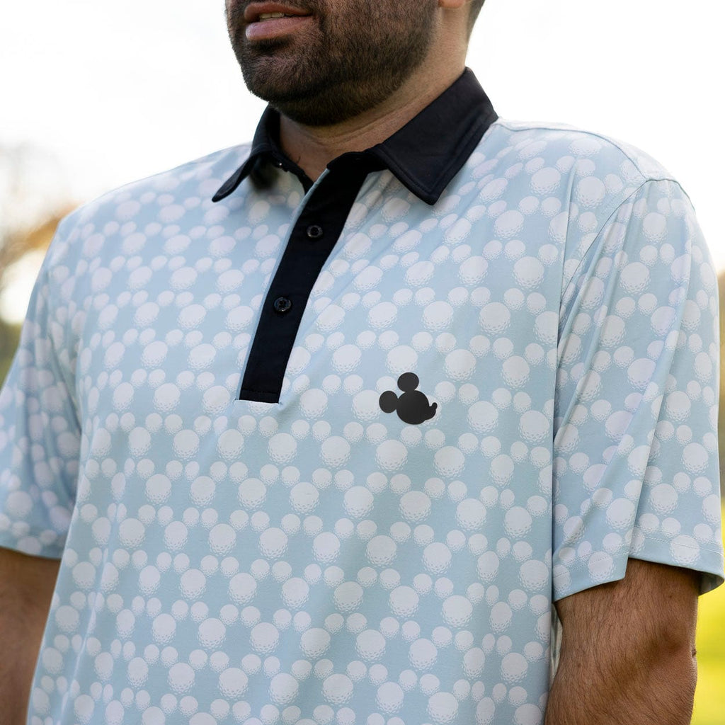 RSVLTS Mickey’s Country Club All-Day Polo in Blue — detail 4