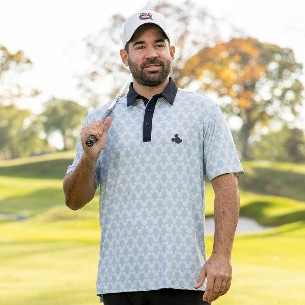 RSVLTS Mickey’s Country Club All-Day Polo in Blue — detail 2