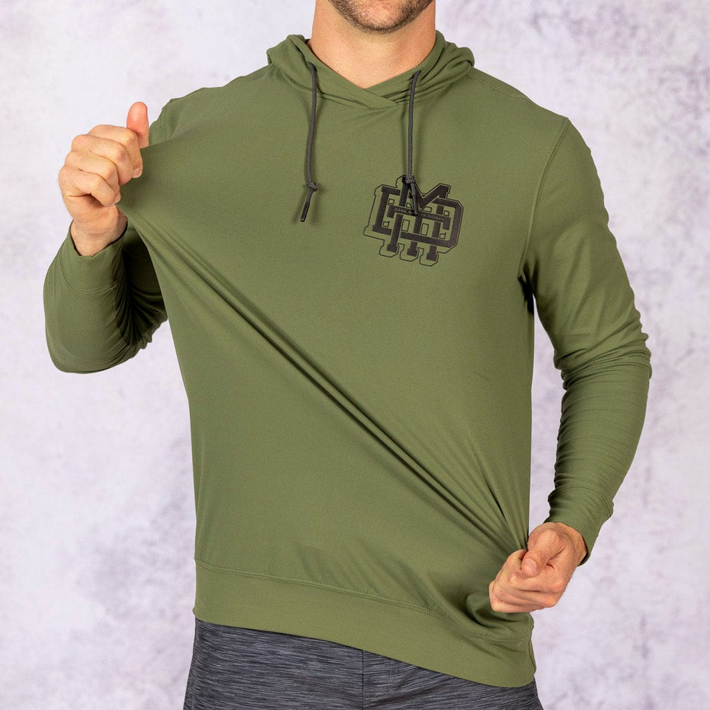 RSVLTS The Monogram (Surplus Olive) Performance Hoodie — detail 5