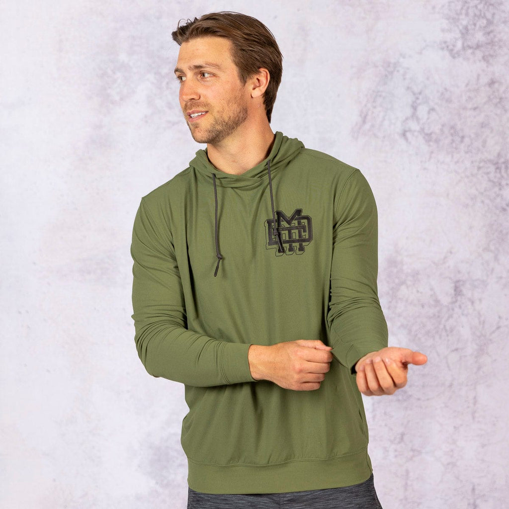 RSVLTS The Monogram (Surplus Olive) Performance Hoodie — detail 2