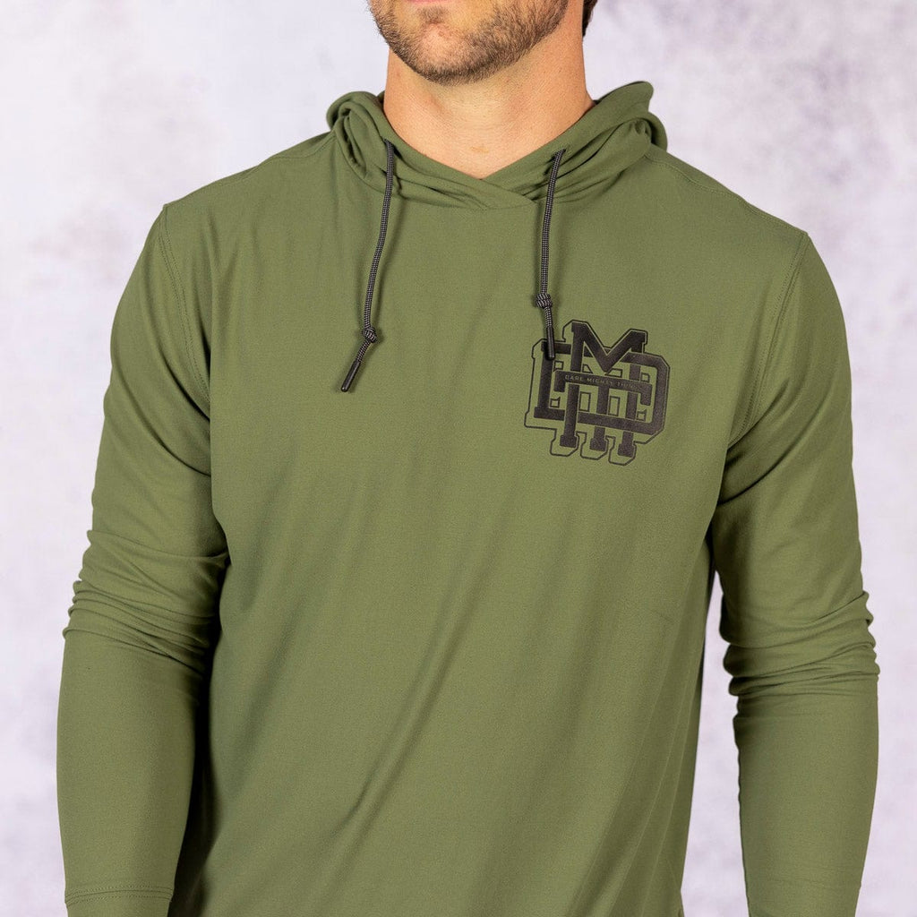 RSVLTS The Monogram (Surplus Olive) Performance Hoodie — detail 6