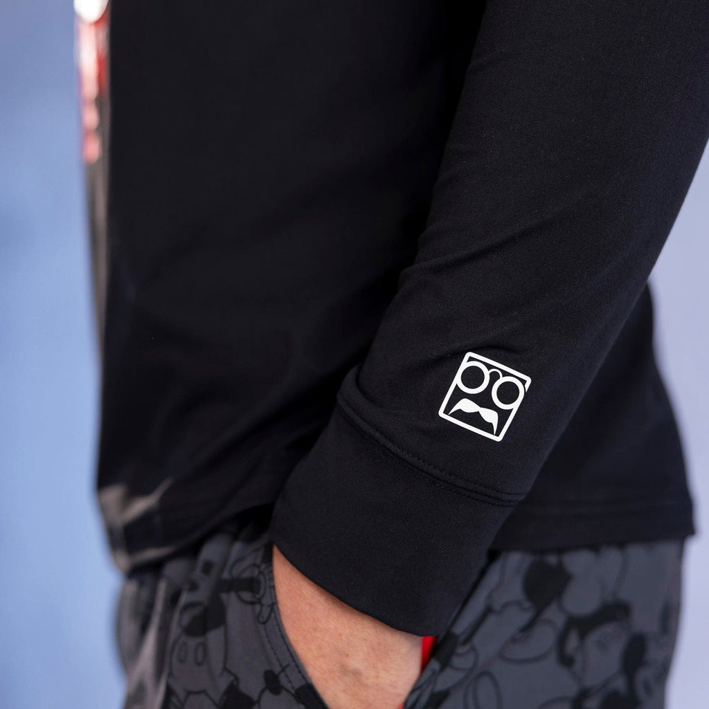 RSVLTS Run Mickey Long Sleeve Performance Tee in Black — detail 5
