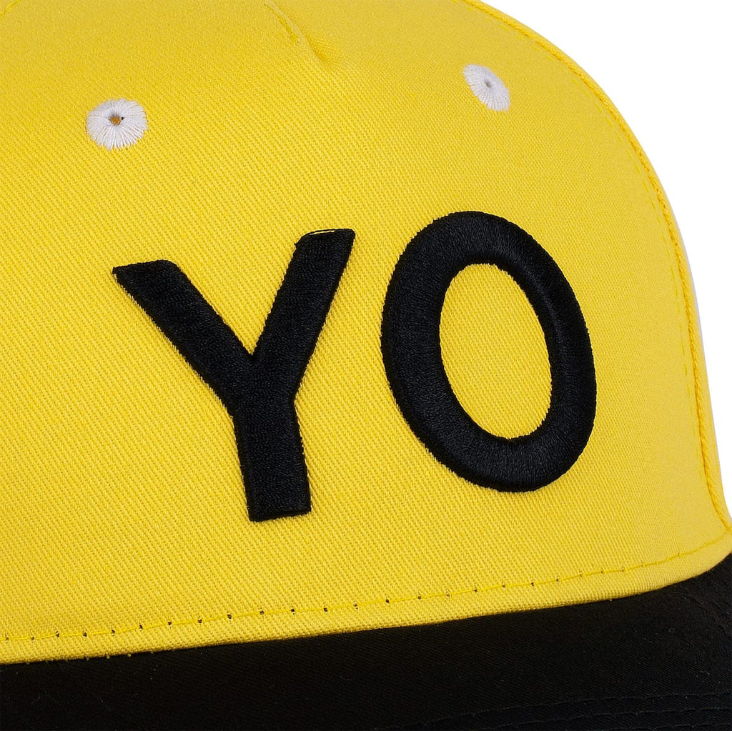 RSVLTS YO Delivery Shuttle 5-Panel Hat in Black — detail 10