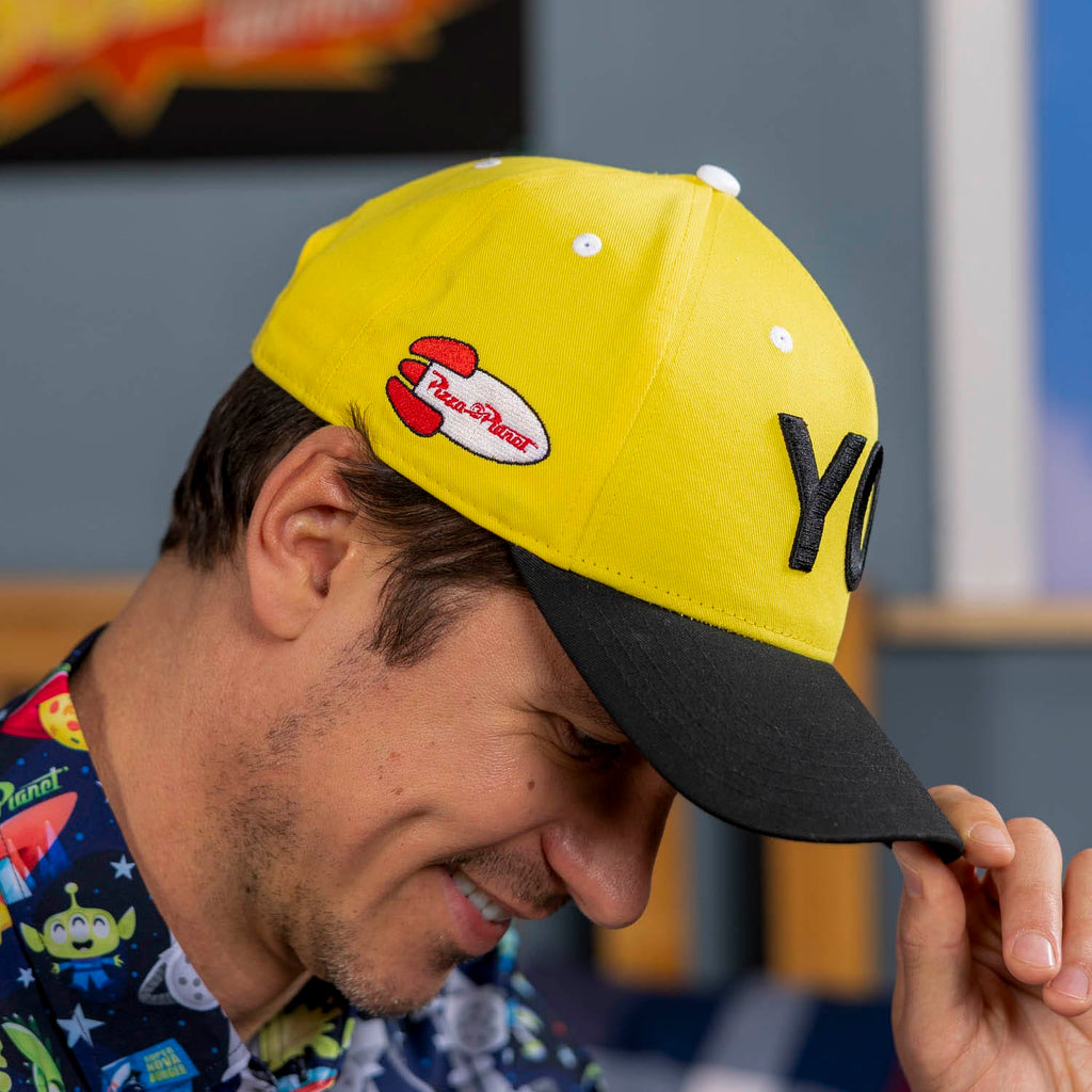 RSVLTS YO Delivery Shuttle 5-Panel Hat in Black — detail 6
