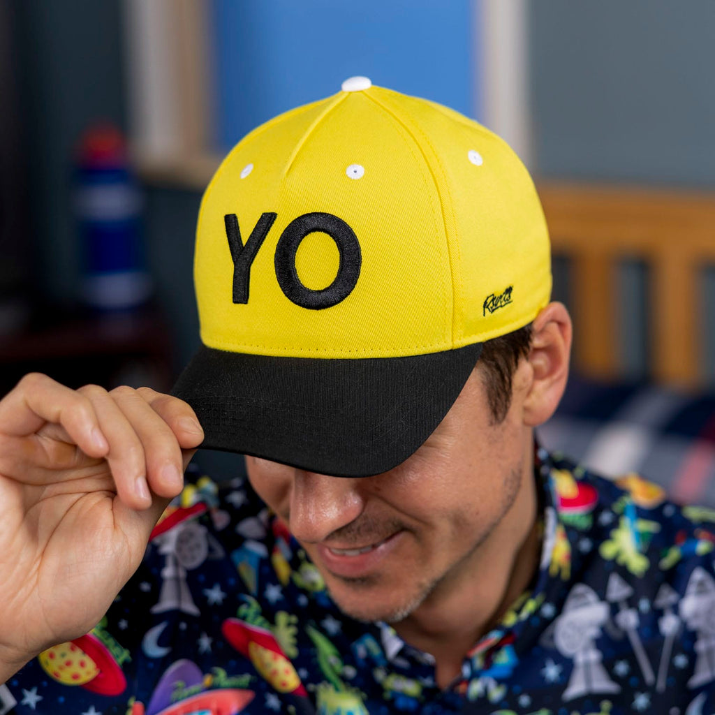 RSVLTS YO Delivery Shuttle 5-Panel Hat in Black — detail 4