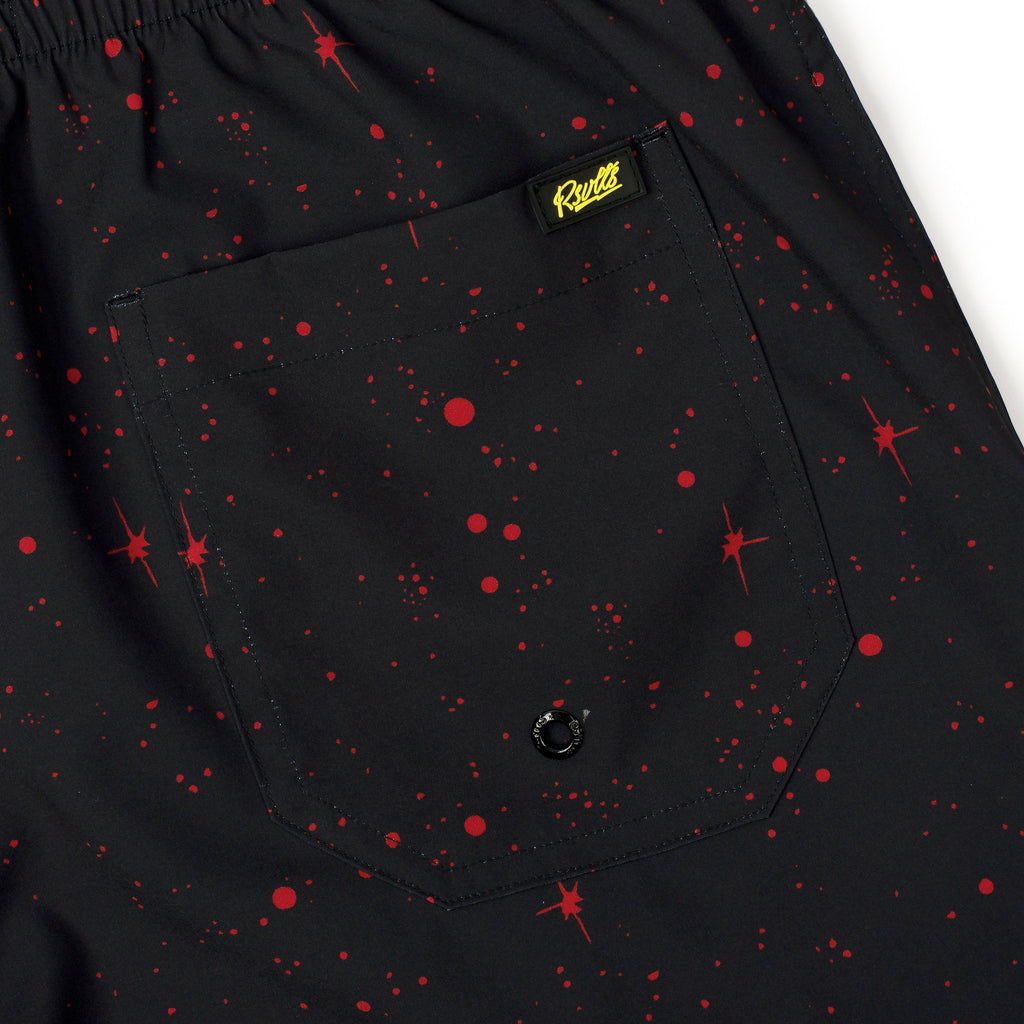 RSVLTS Sith Stare Hybrid Shorts in Black — detail 7