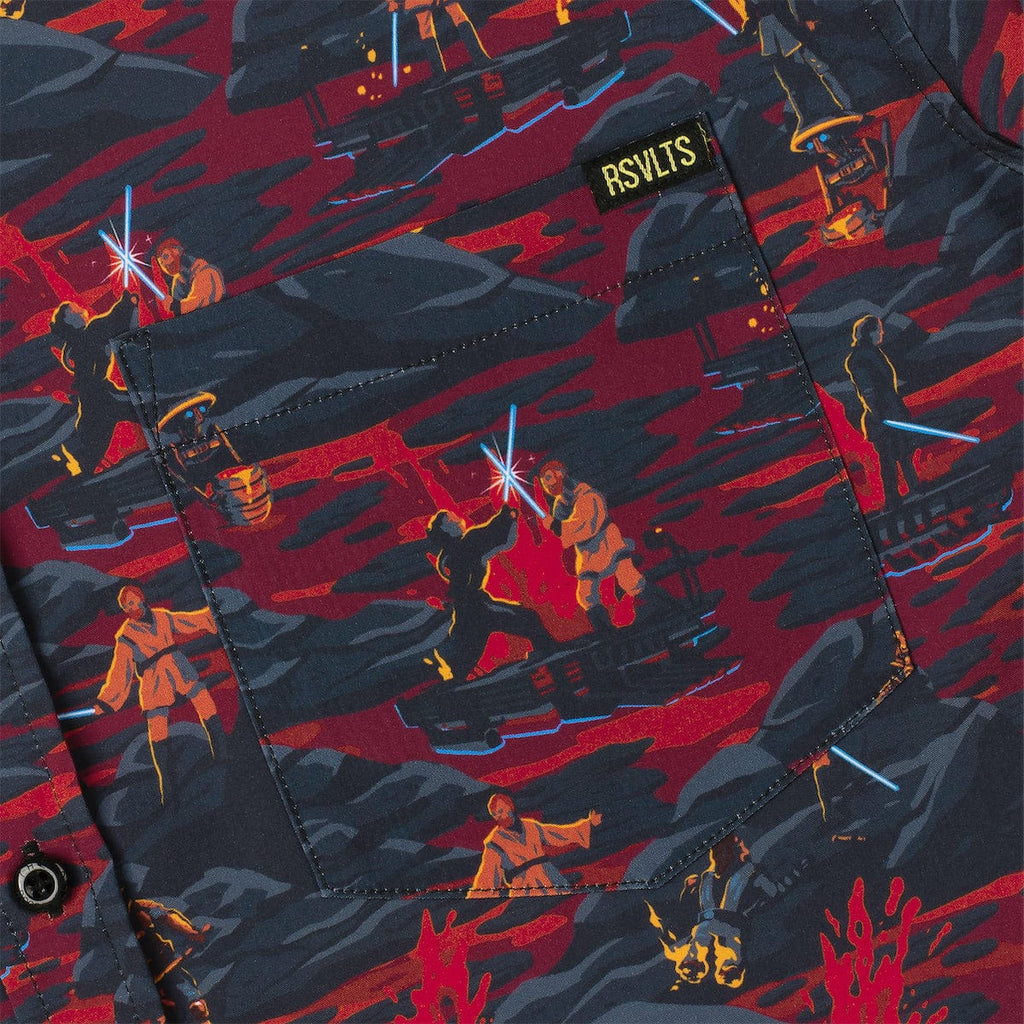 RSVLTS The High Ground KUNUFLEX Short Sleeve Shirt in Black — detail 5