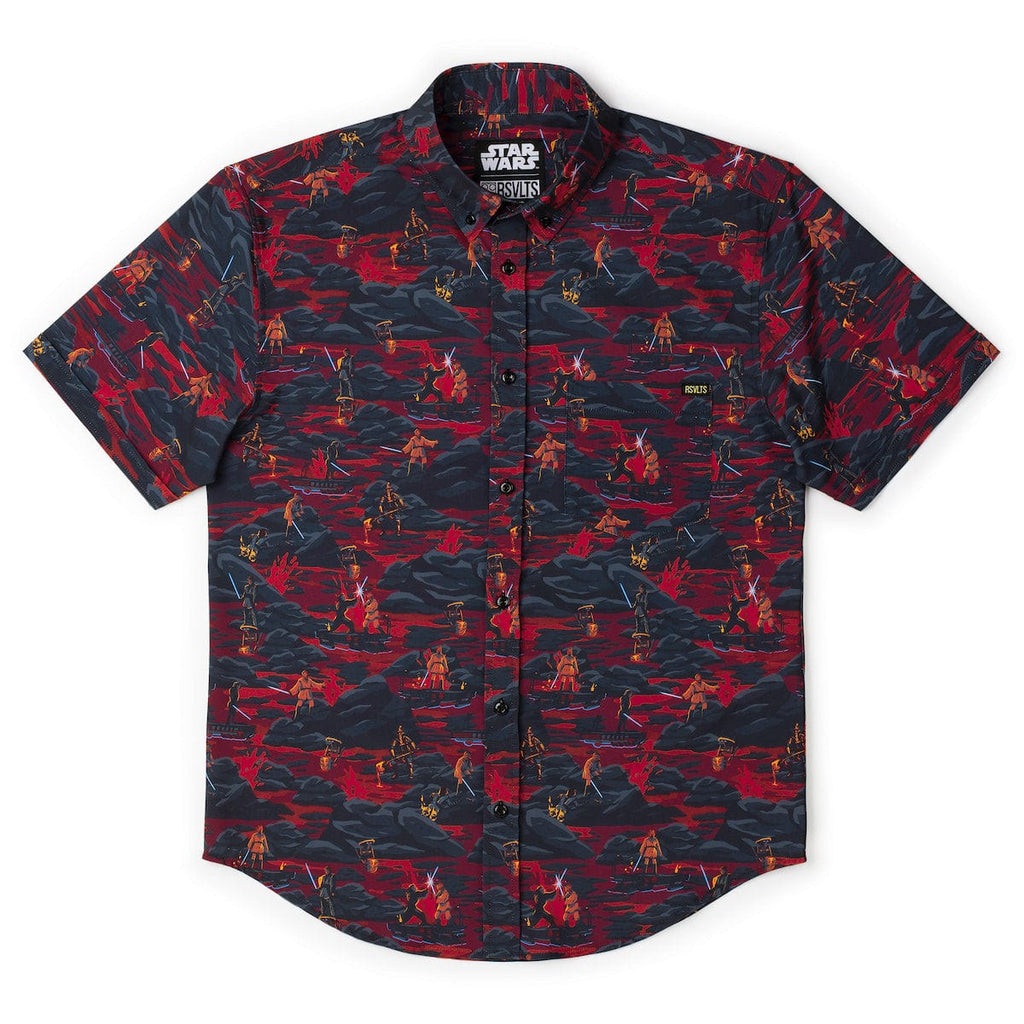 RSVLTS The High Ground KUNUFLEX Short Sleeve Shirt in Black — detail 7