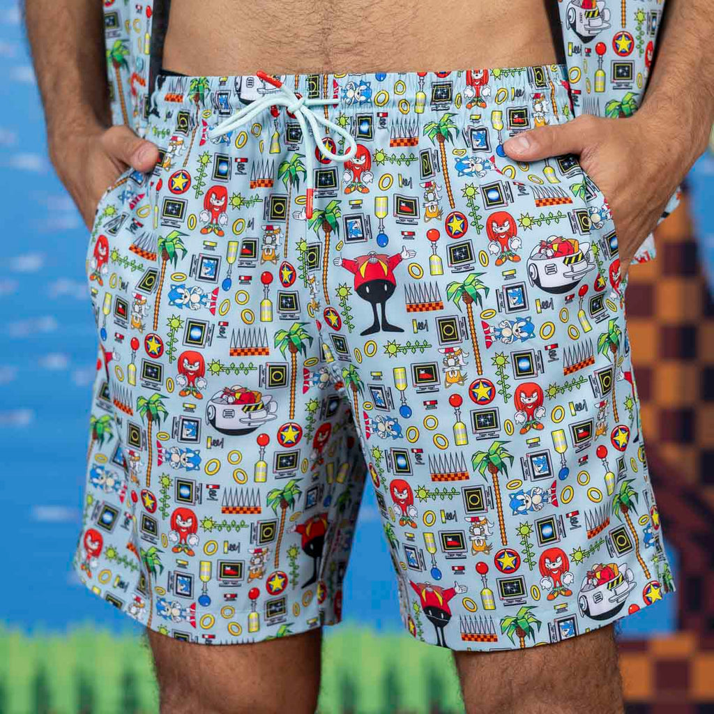 RSVLTS Sonic Essentials Hybrid Shorts in Multicolor — detail 3