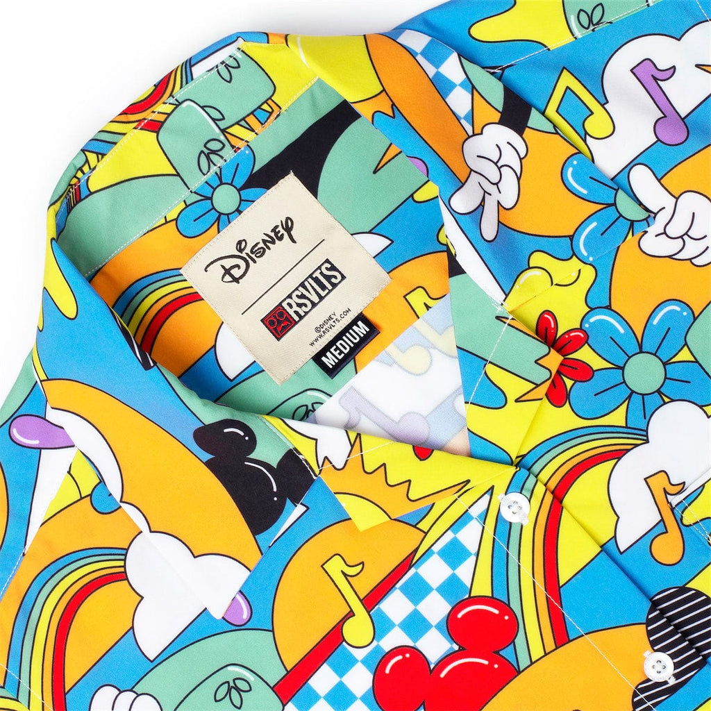 RSVLTS Dreamland Drip Women's KUNUFLEX Short Sleeve Shirt in Multicolor — detail 8