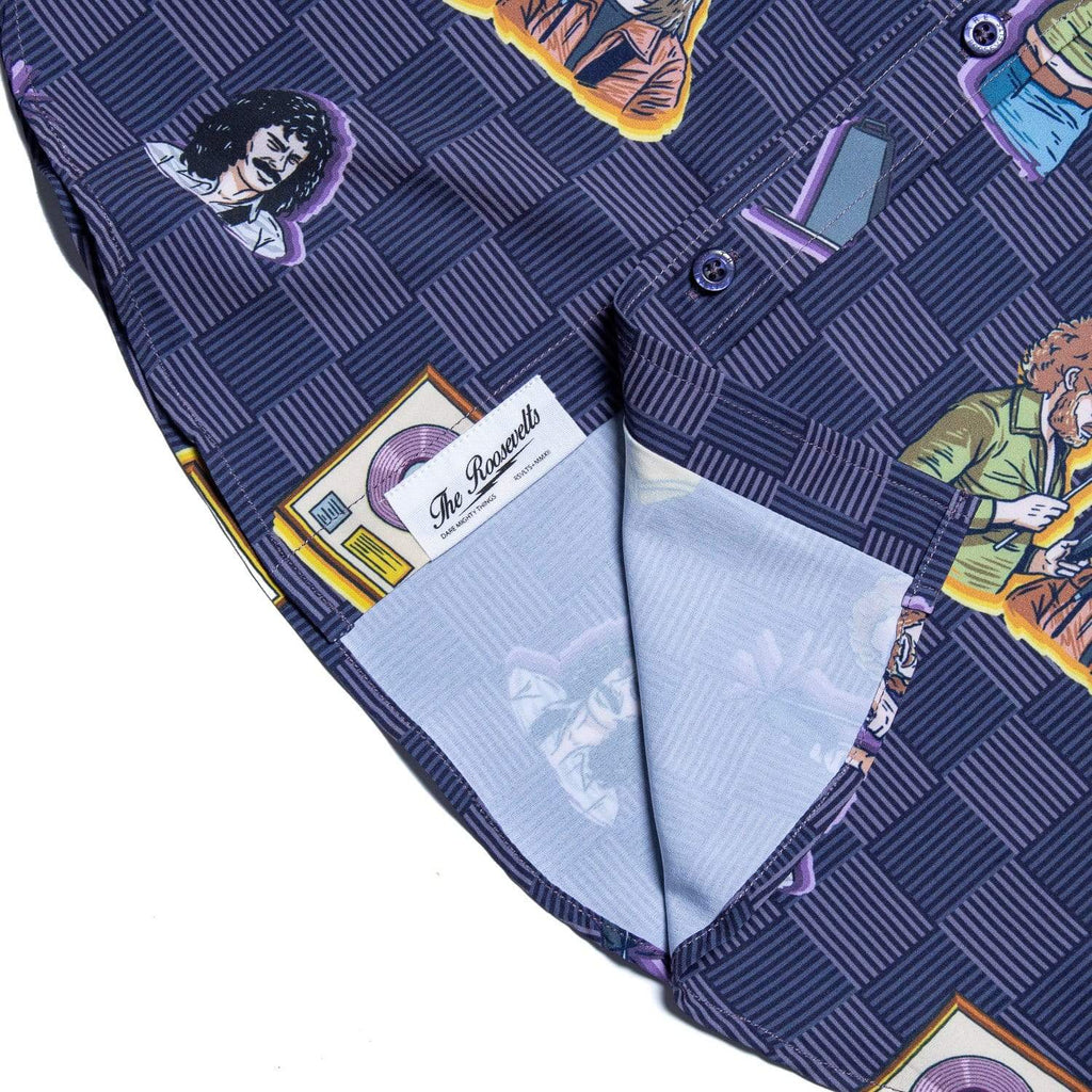 RSVLTS More Cowbell KUNUFLEX Short Sleeve Shirt in Purple — detail 15