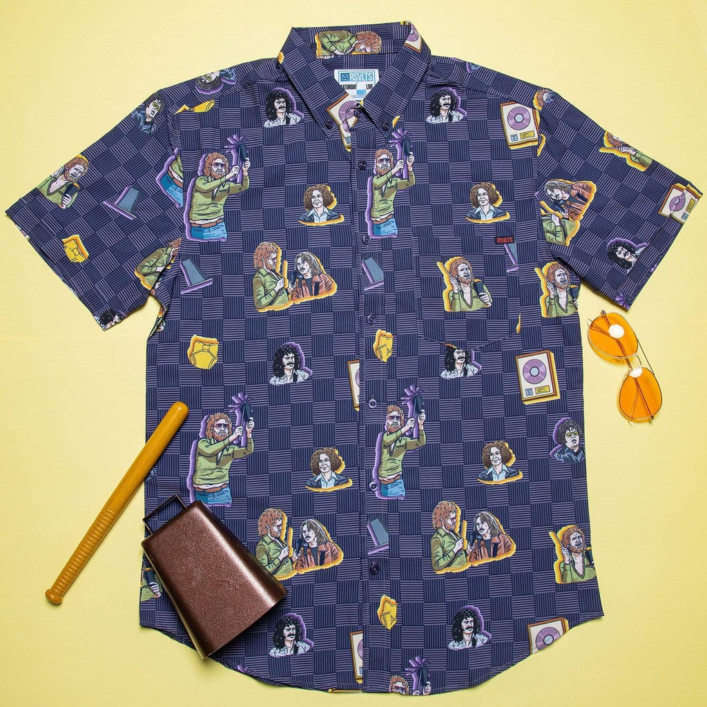 RSVLTS More Cowbell KUNUFLEX Short Sleeve Shirt in Purple — detail 14