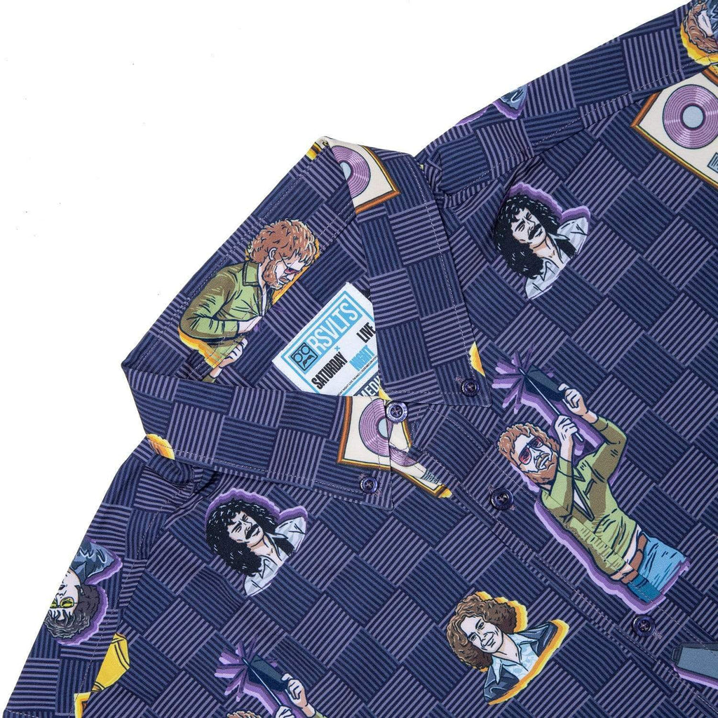 RSVLTS More Cowbell KUNUFLEX Short Sleeve Shirt in Purple — detail 13