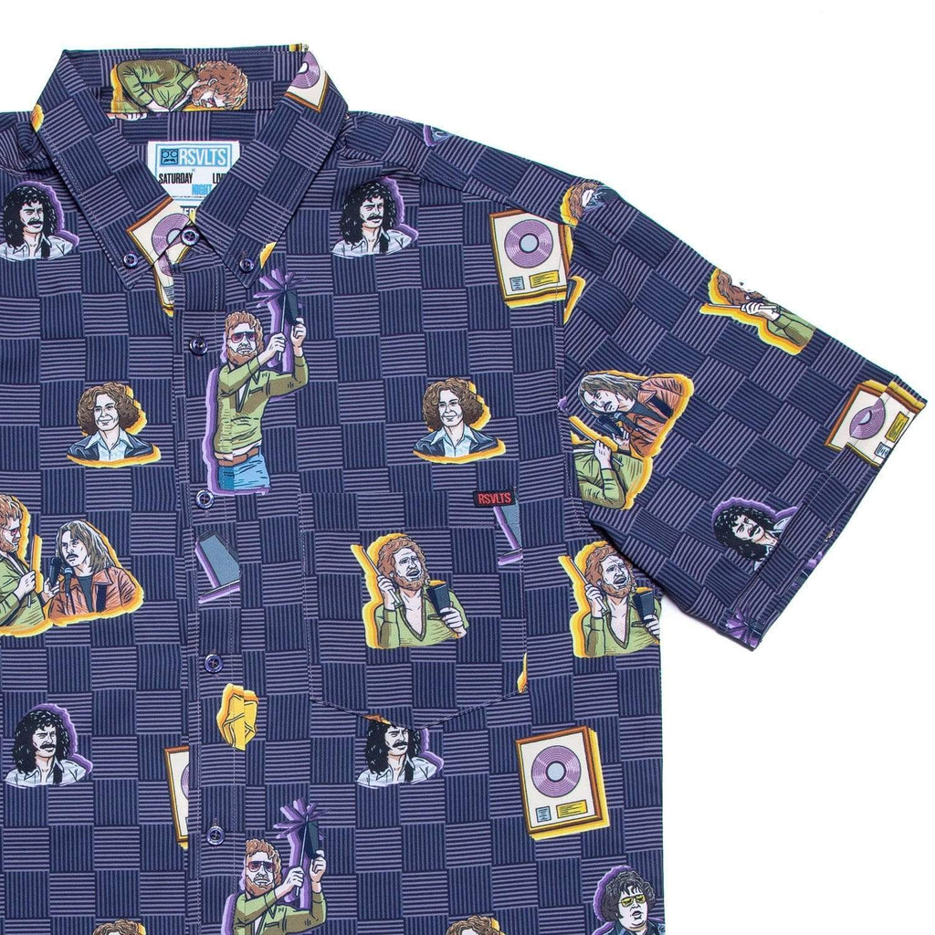 RSVLTS More Cowbell KUNUFLEX Short Sleeve Shirt in Purple — detail 9