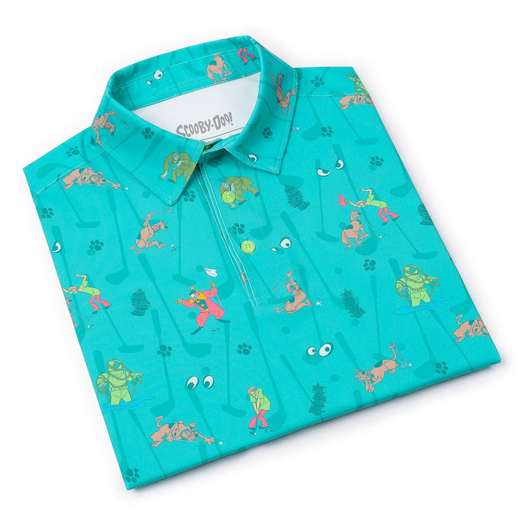 RSVLTS Ghoulish Greens All-Day Polo in Blue — detail 11