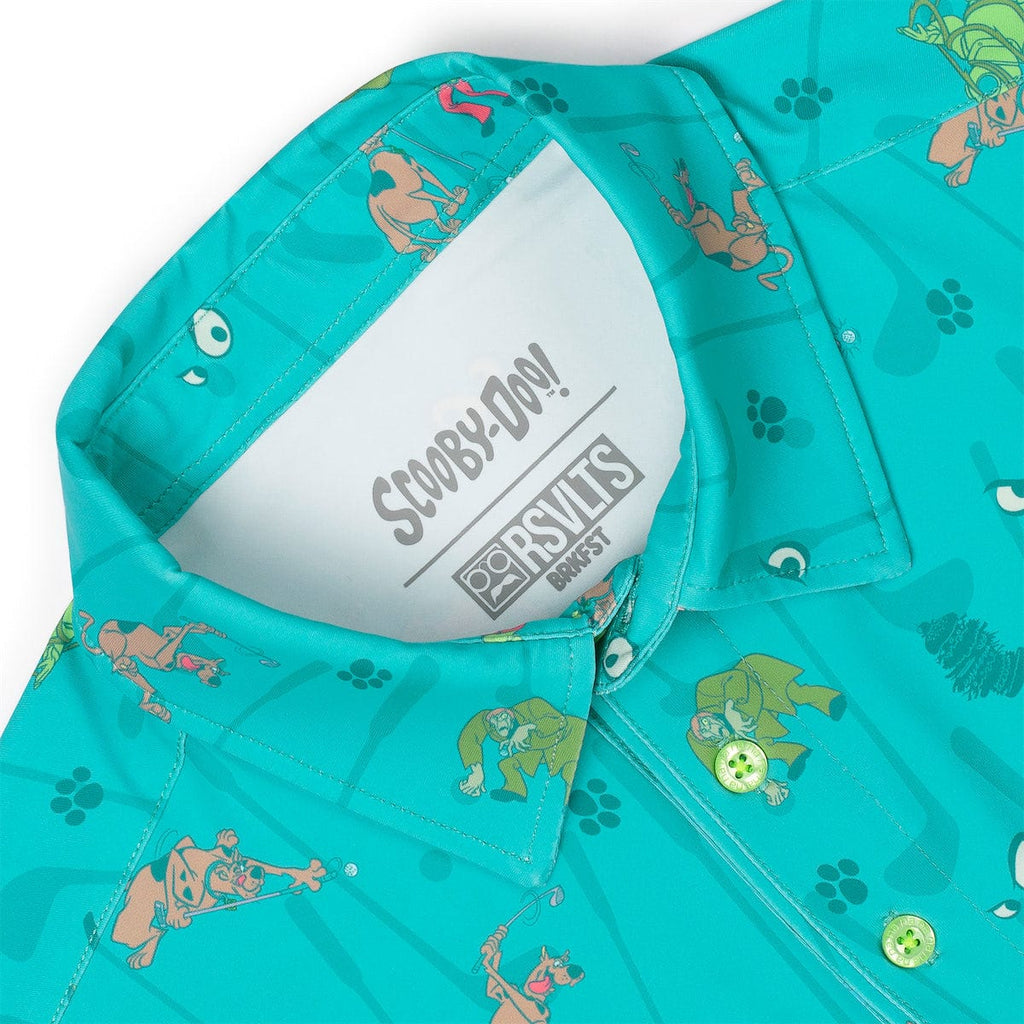 RSVLTS Ghoulish Greens All-Day Polo in Blue — detail 8