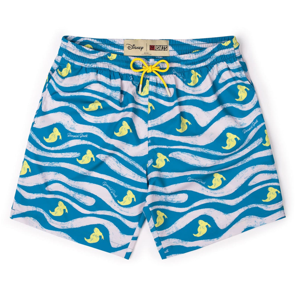 RSVLTS Beaks & Breakers Hybrid Shorts in Blue — front view