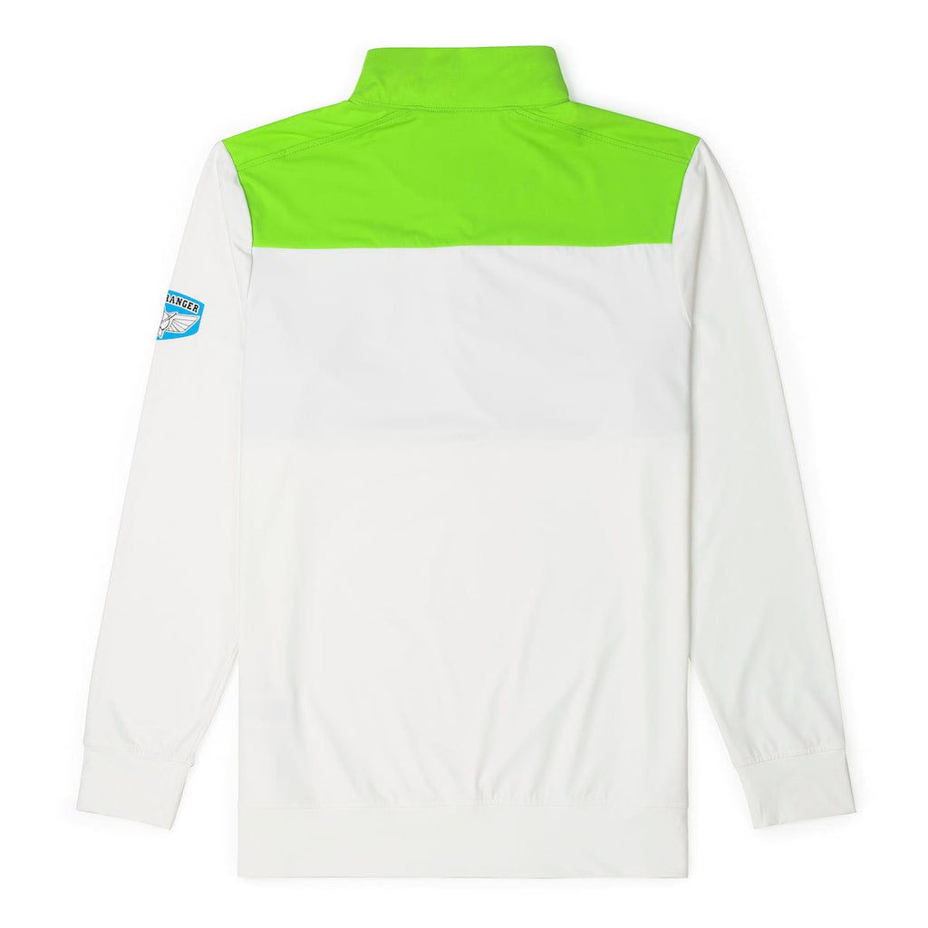 RSVLTS The Buzz Quarter Zip in Green — detail 7