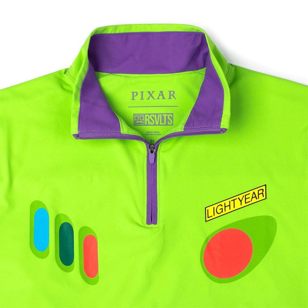 RSVLTS The Buzz Quarter Zip in Green — detail 5