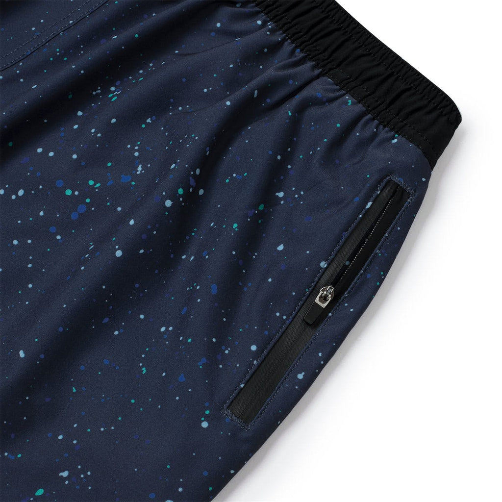 RSVLTS Splat Damon (Navy) V2 Lined Training Shorts in Blue — detail 8