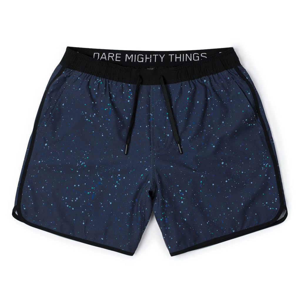 RSVLTS Splat Damon (Navy) V2 Lined Training Shorts in Blue — detail 11
