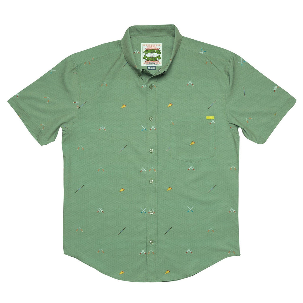 RSVLTS Ninja Armory KUNUFLEX Short Sleeve Shirt in Green — detail 10