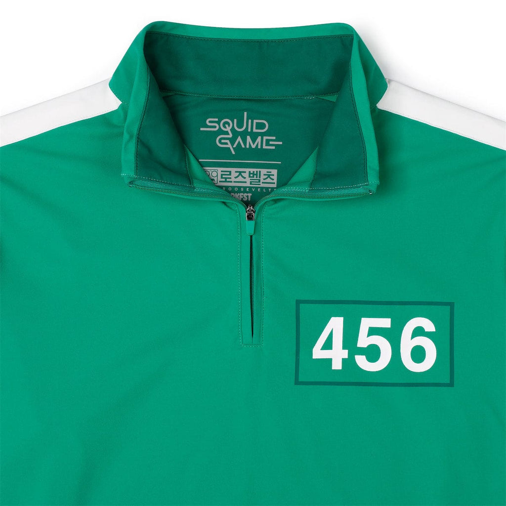 RSVLTS 456 Quarter Zip in Green — detail 5