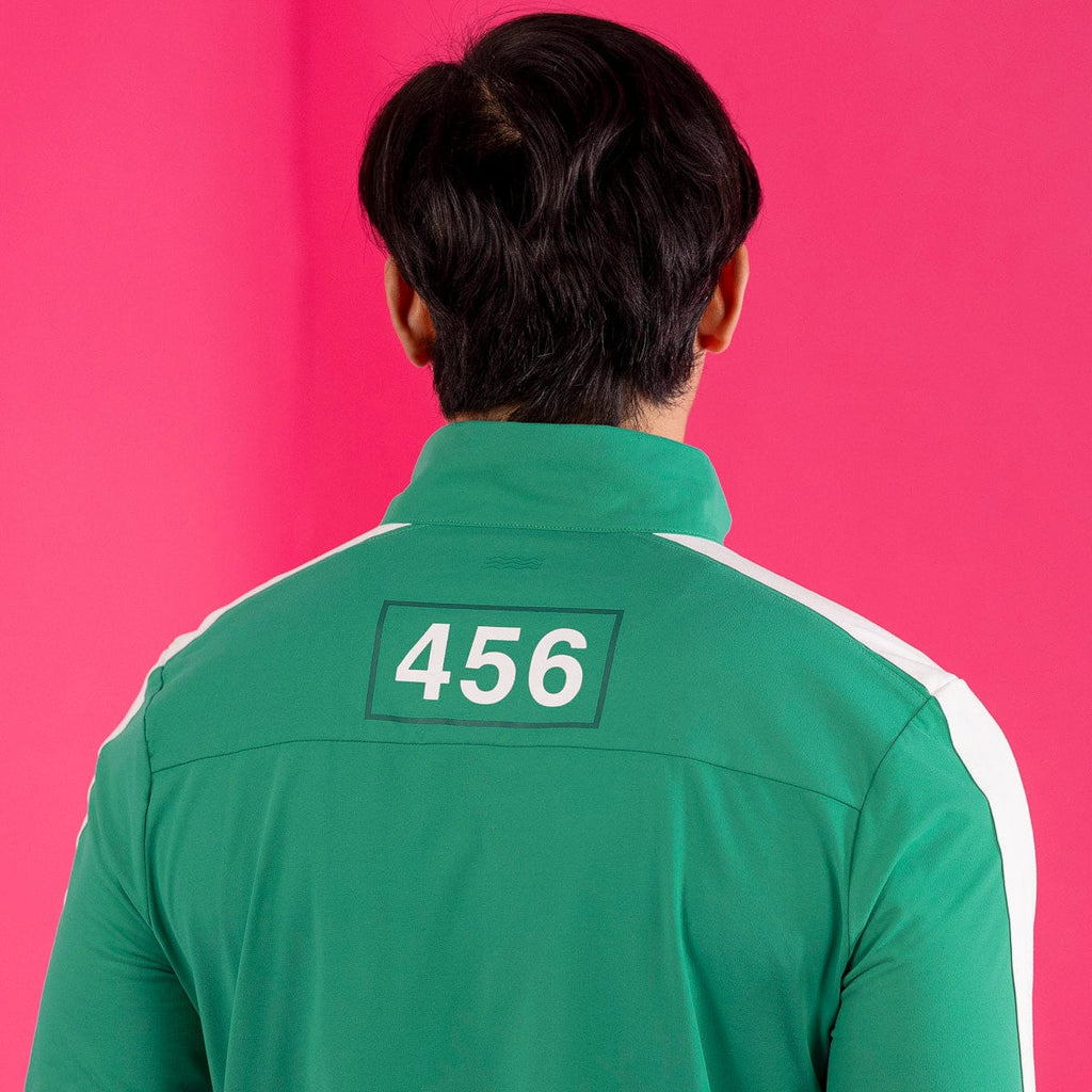 RSVLTS 456 Quarter Zip in Green — detail 4