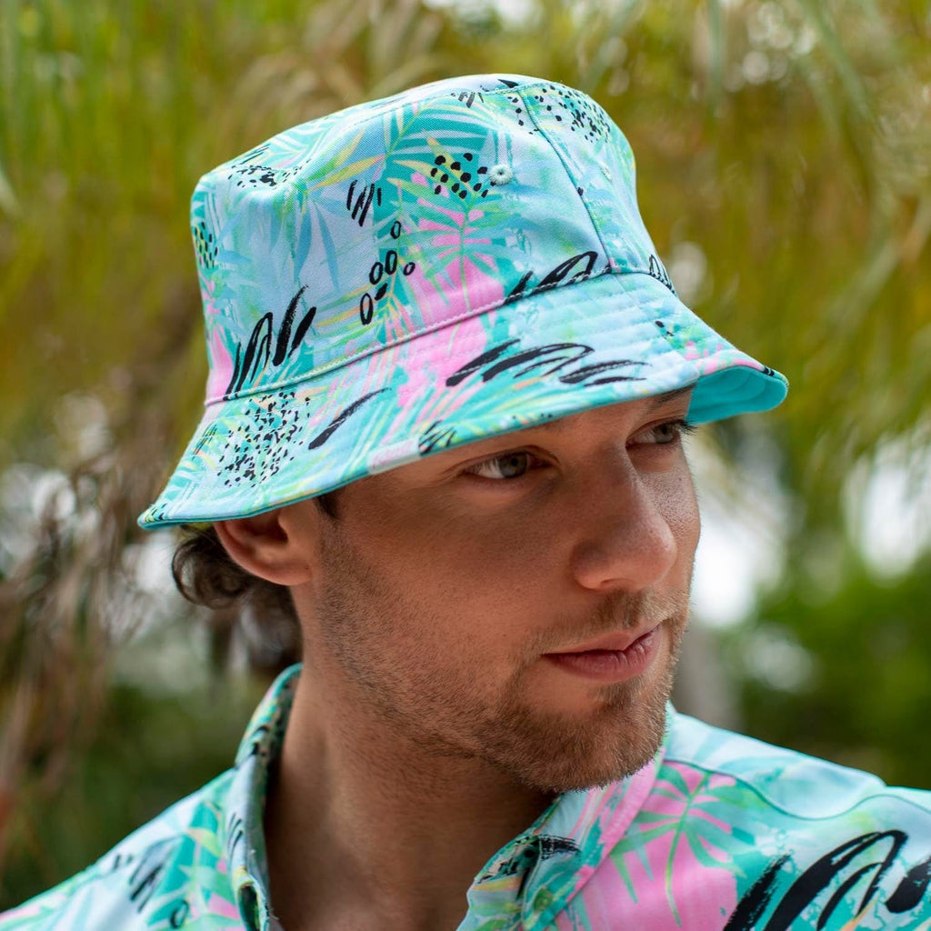 RSVLTS Dragon Fruit Reversible Bucket Hat — detail 4