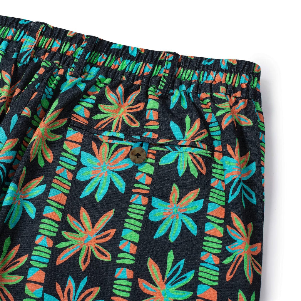 RSVLTS Fleur-escent Bamboo Resort Shorts in Multicolor — detail 8