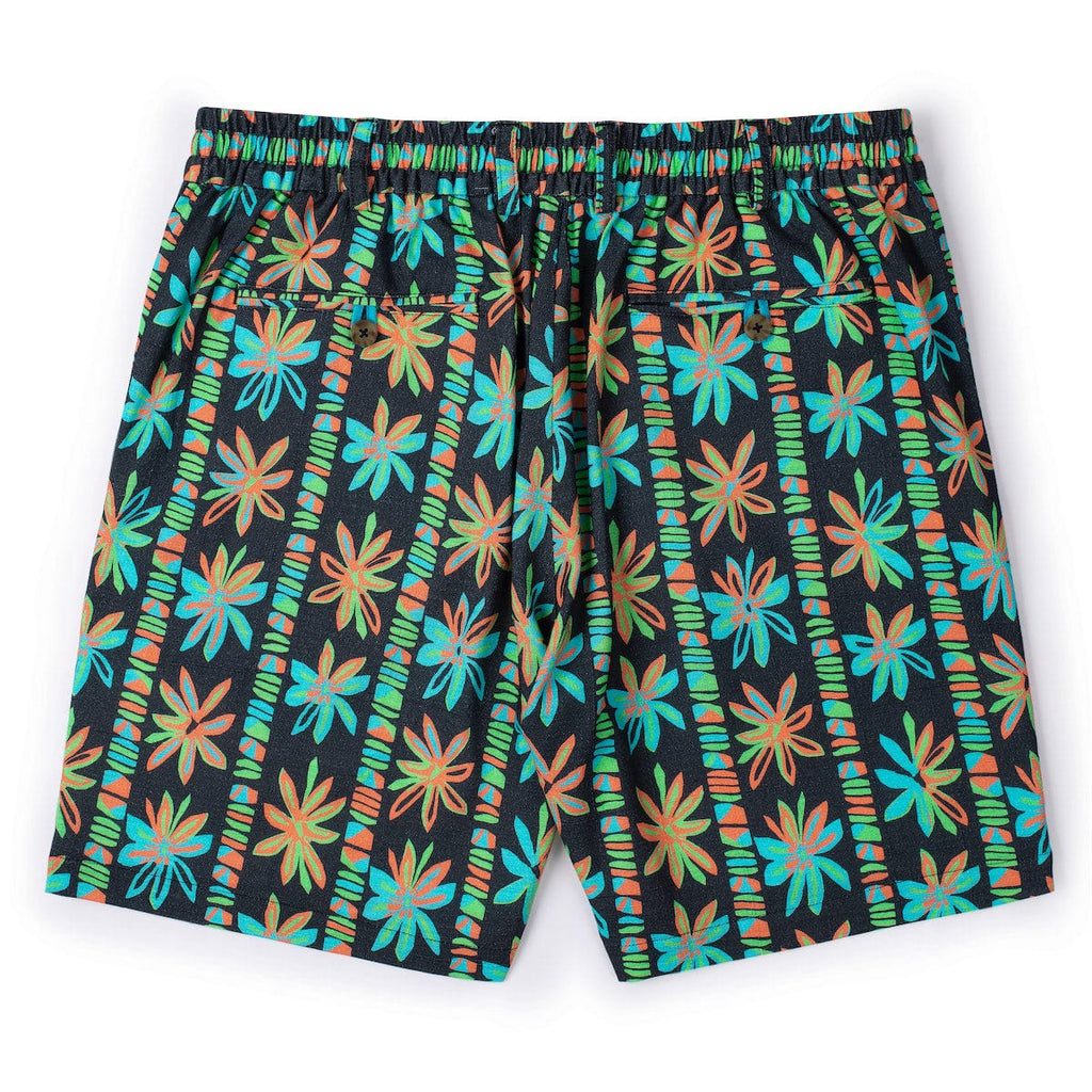 RSVLTS Fleur-escent Bamboo Resort Shorts in Multicolor — detail 4