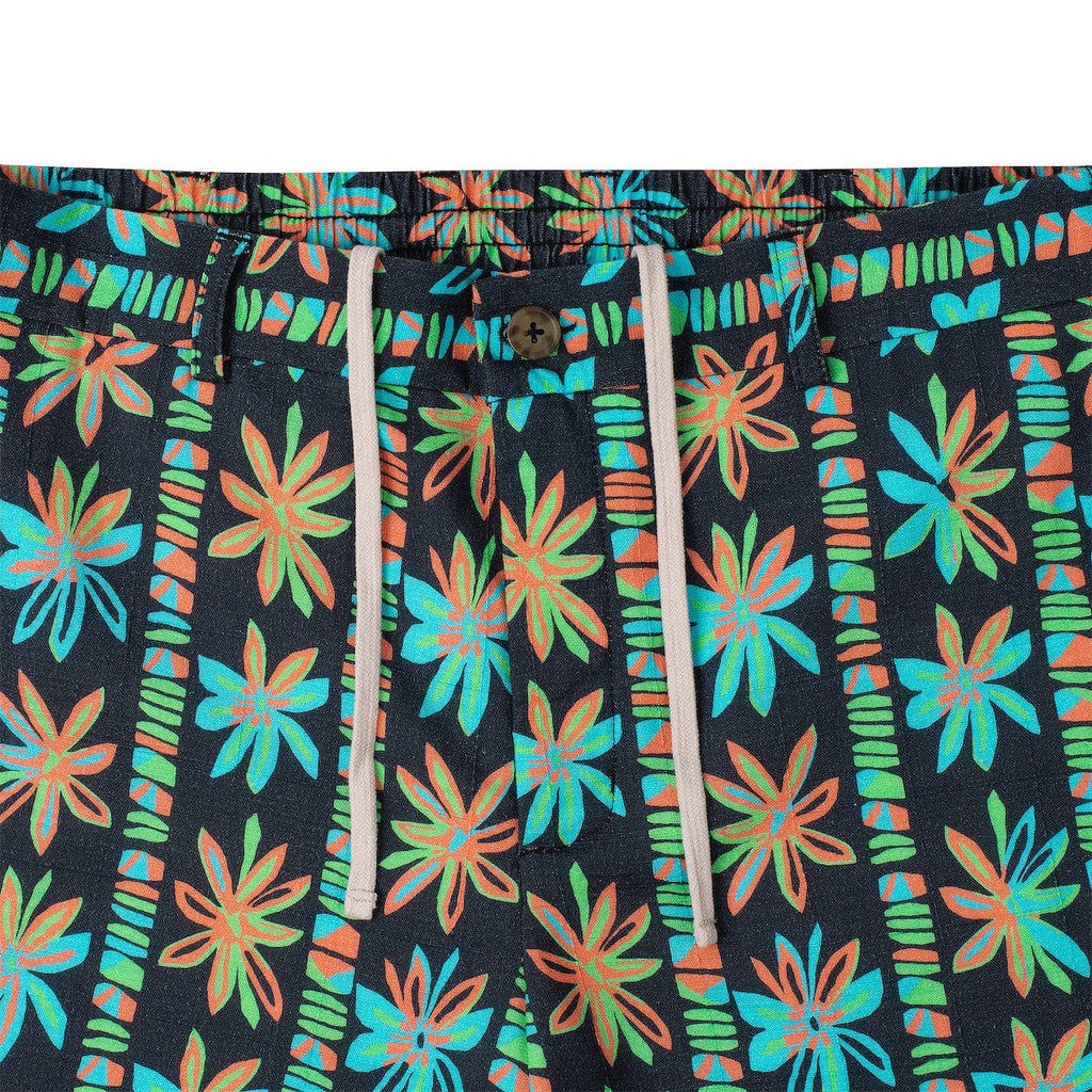 RSVLTS Fleur-escent Bamboo Resort Shorts in Multicolor — detail 5