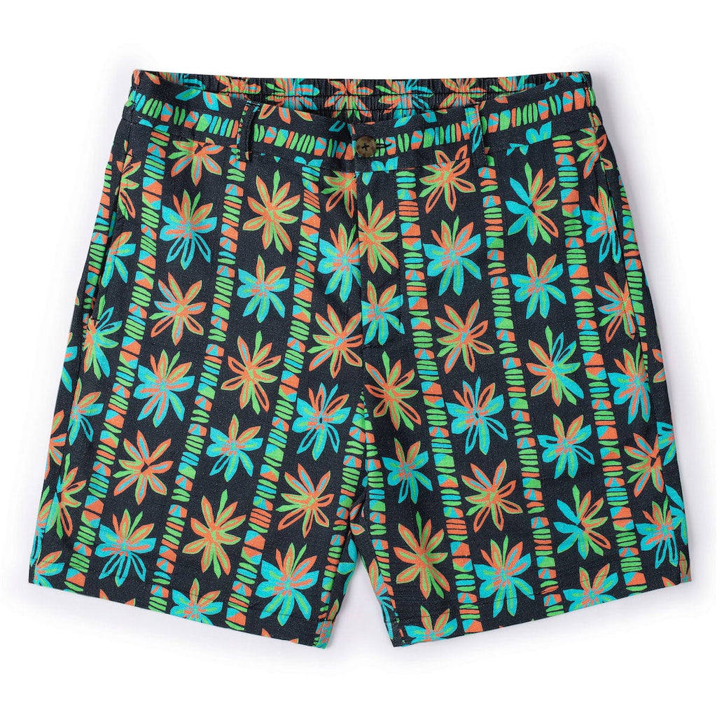 RSVLTS Fleur-escent Bamboo Resort Shorts in Multicolor — detail 2