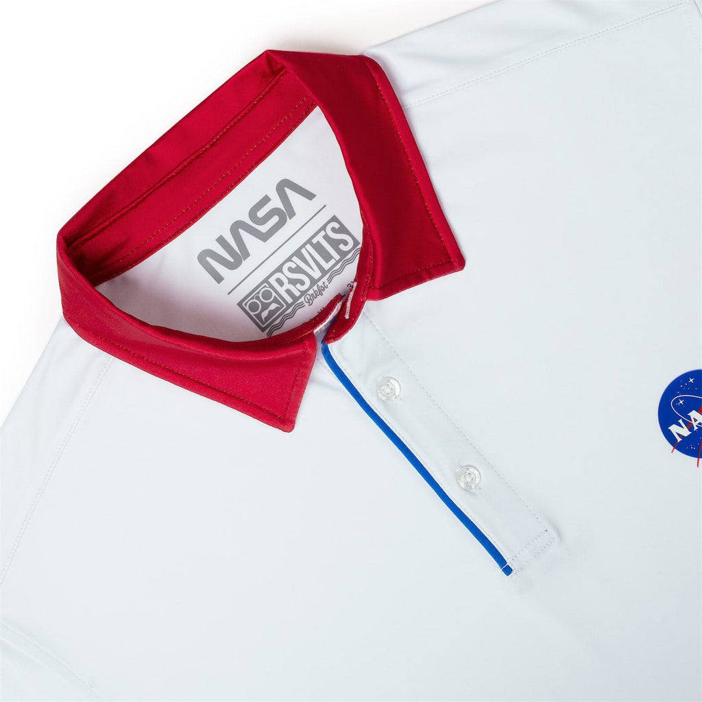RSVLTS The A-Polo Project All-Day Polo in White — detail 5