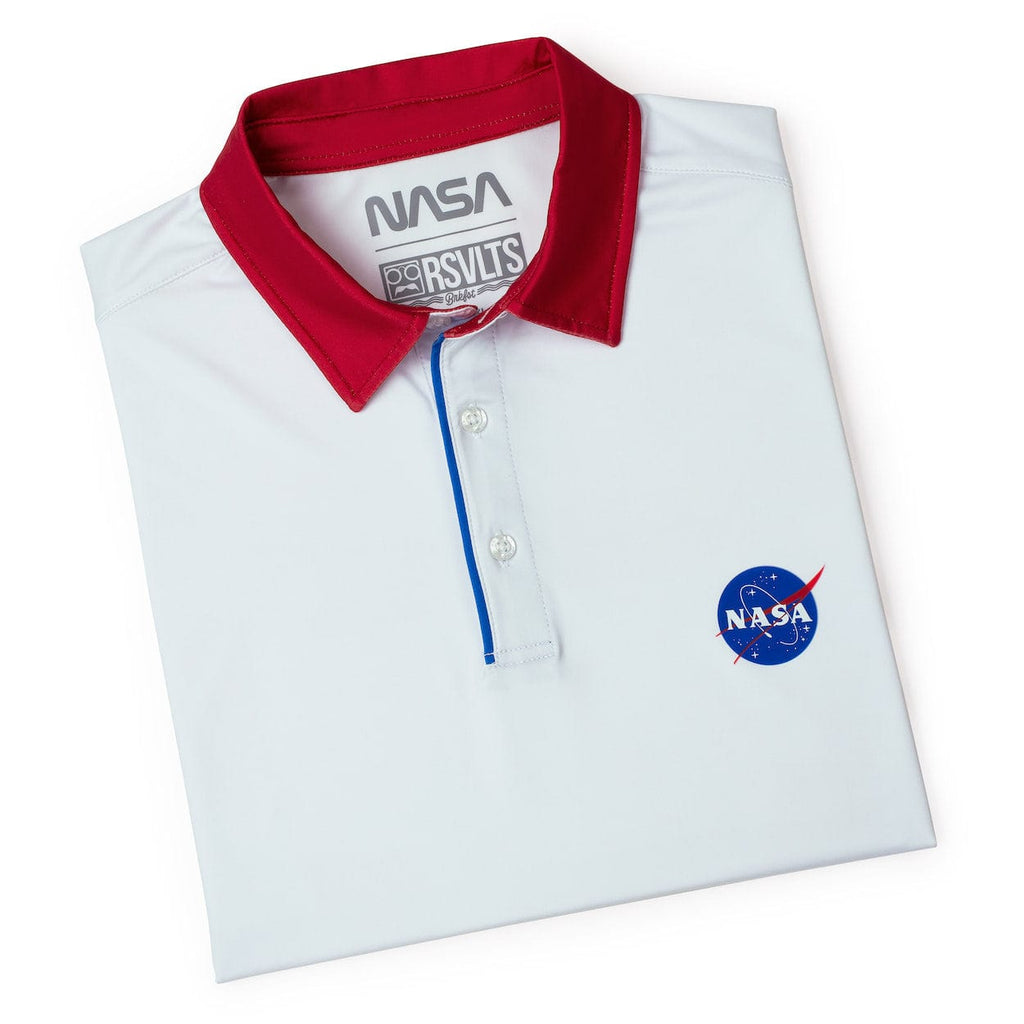 RSVLTS The A-Polo Project All-Day Polo in White — detail 10
