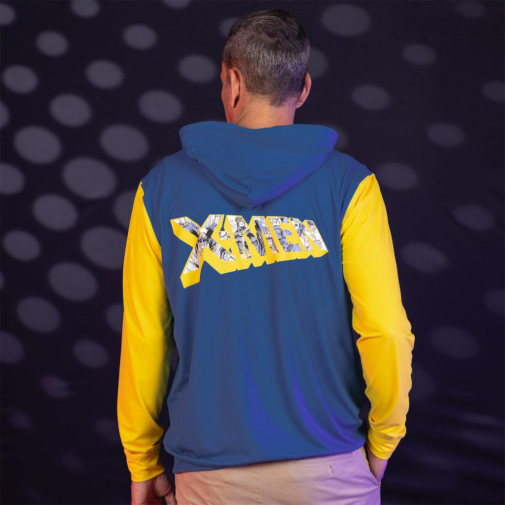 RSVLTS X-Suit Performance Hoodie in Blue — detail 2
