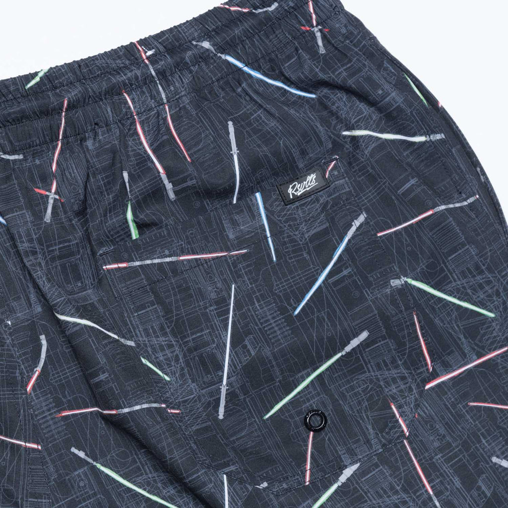 RSVLTS A Cut Above the Ordinary Hybrid Shorts in Black — detail 7