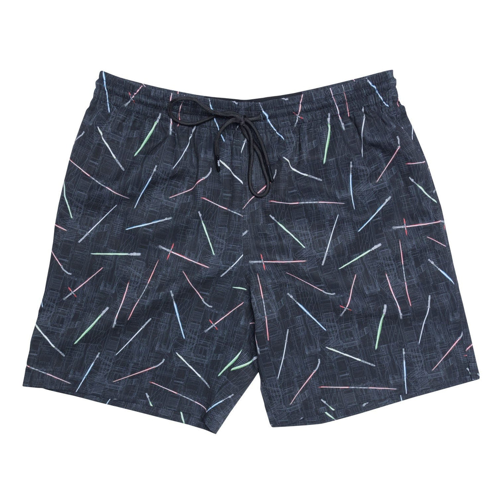RSVLTS A Cut Above the Ordinary Hybrid Shorts in Black — front view