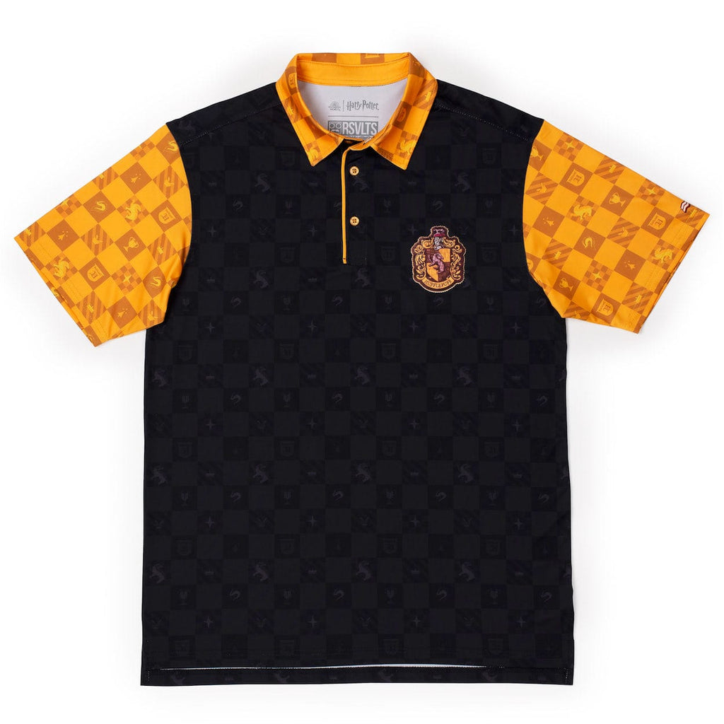 RSVLTS Hufflepuff All-Day Polo in Yellow — front view
