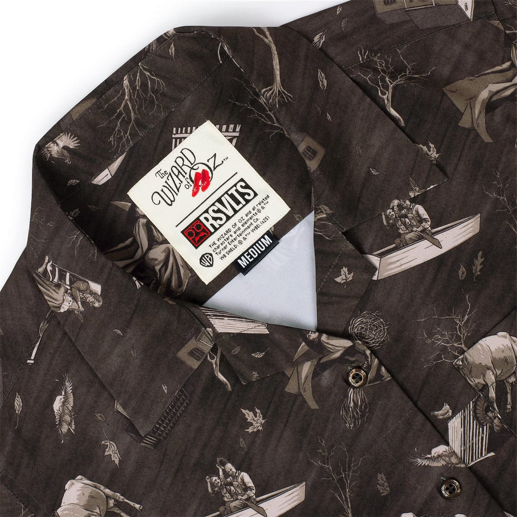 RSVLTS Wicked Winds Women's KUNUFLEX Short Sleeve Shirt in Brown — detail 8