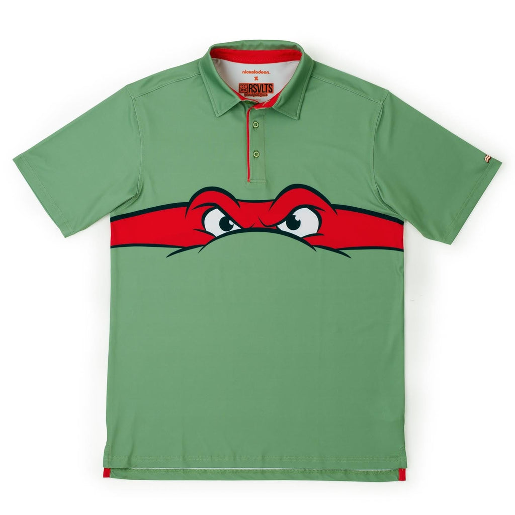 RSVLTS Raphael All-Day Polo in Green — front view