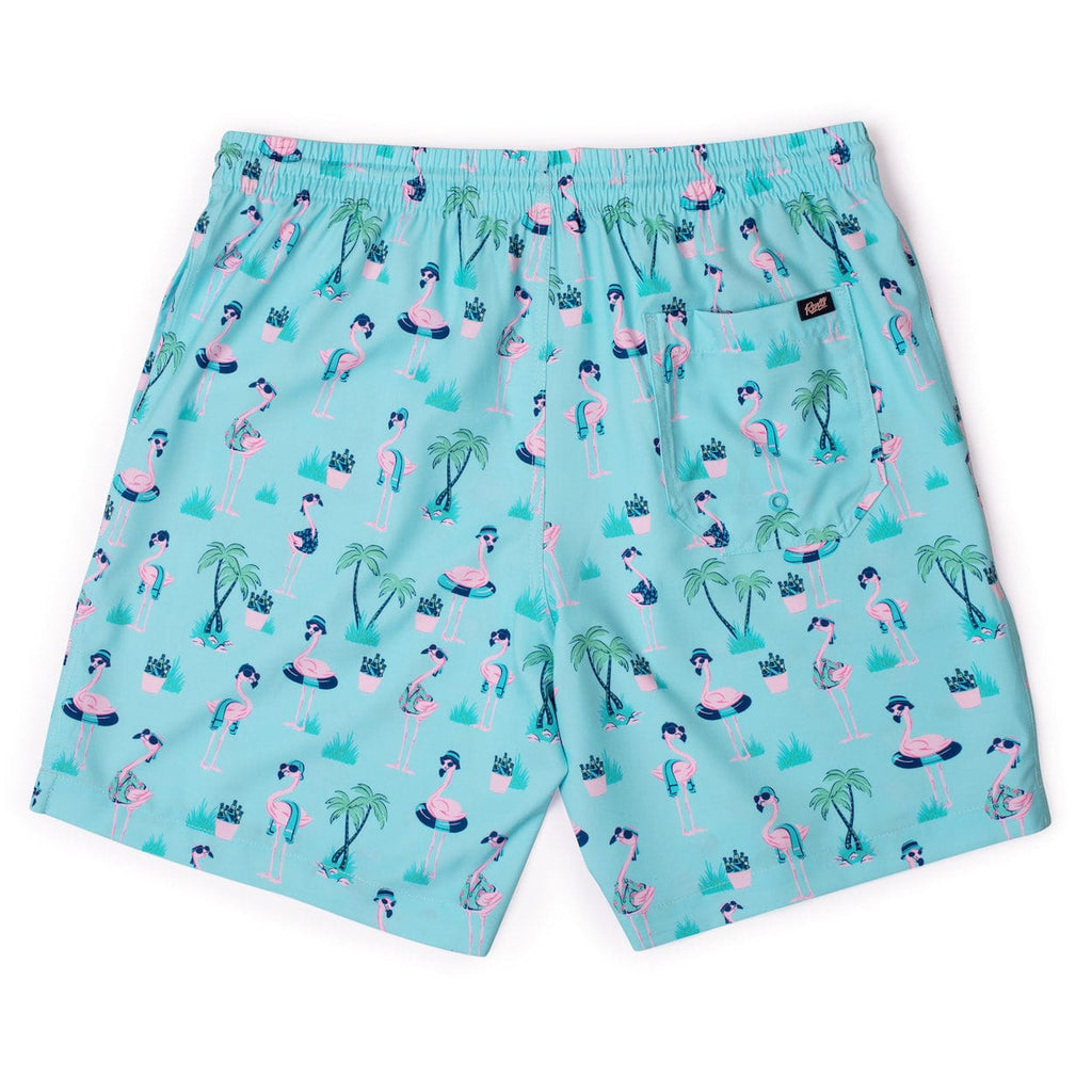 RSVLTS Life’s a Beak Hybrid Shorts in Blue — detail 6
