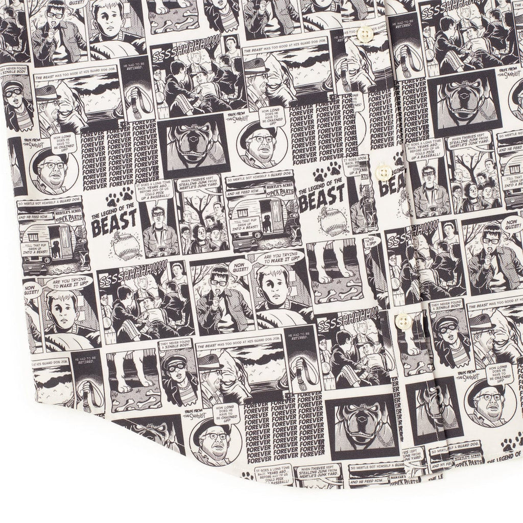 RSVLTS FOR-EV-ER KUNUFLEX Short Sleeve Shirt in Gray — detail 10