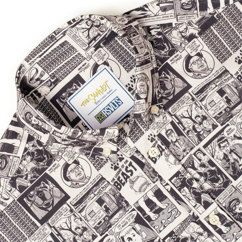 RSVLTS FOR-EV-ER KUNUFLEX Short Sleeve Shirt in Gray — detail 9