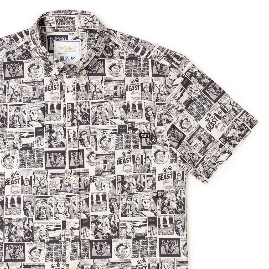 RSVLTS FOR-EV-ER KUNUFLEX Short Sleeve Shirt in Gray — detail 3
