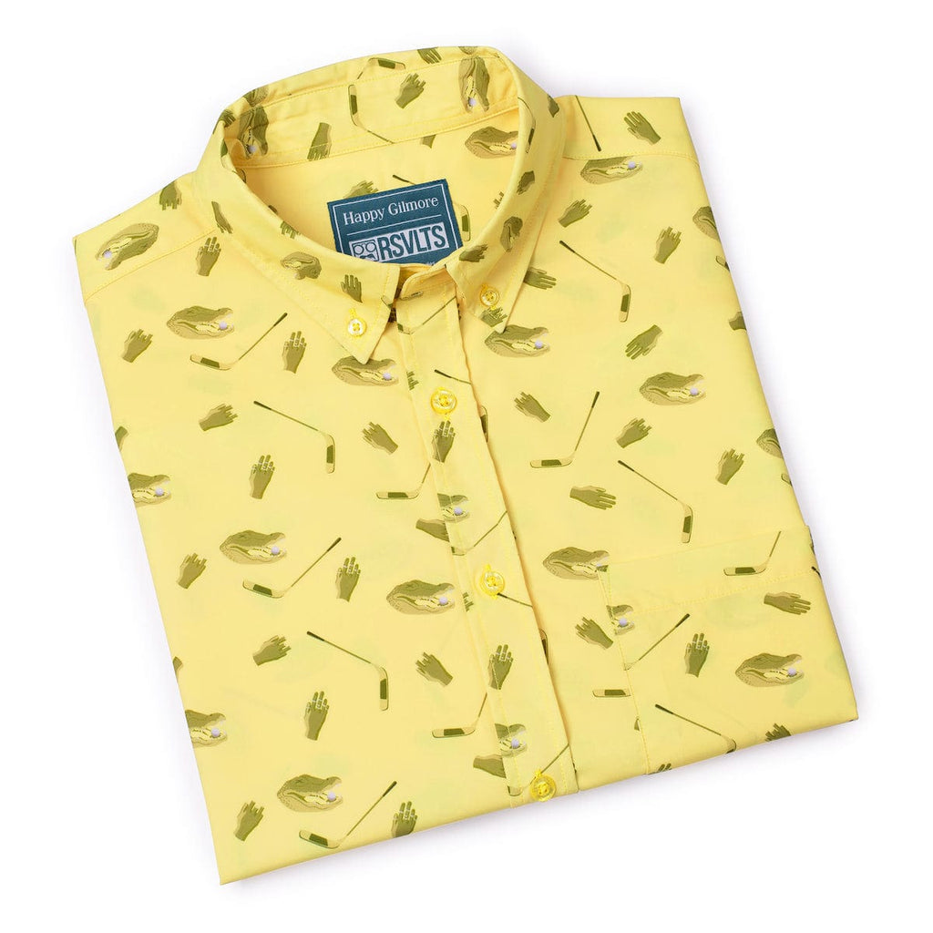RSVLTS Play for Chubbs KUNUFLEX Short Sleeve Shirt in Yellow — detail 13