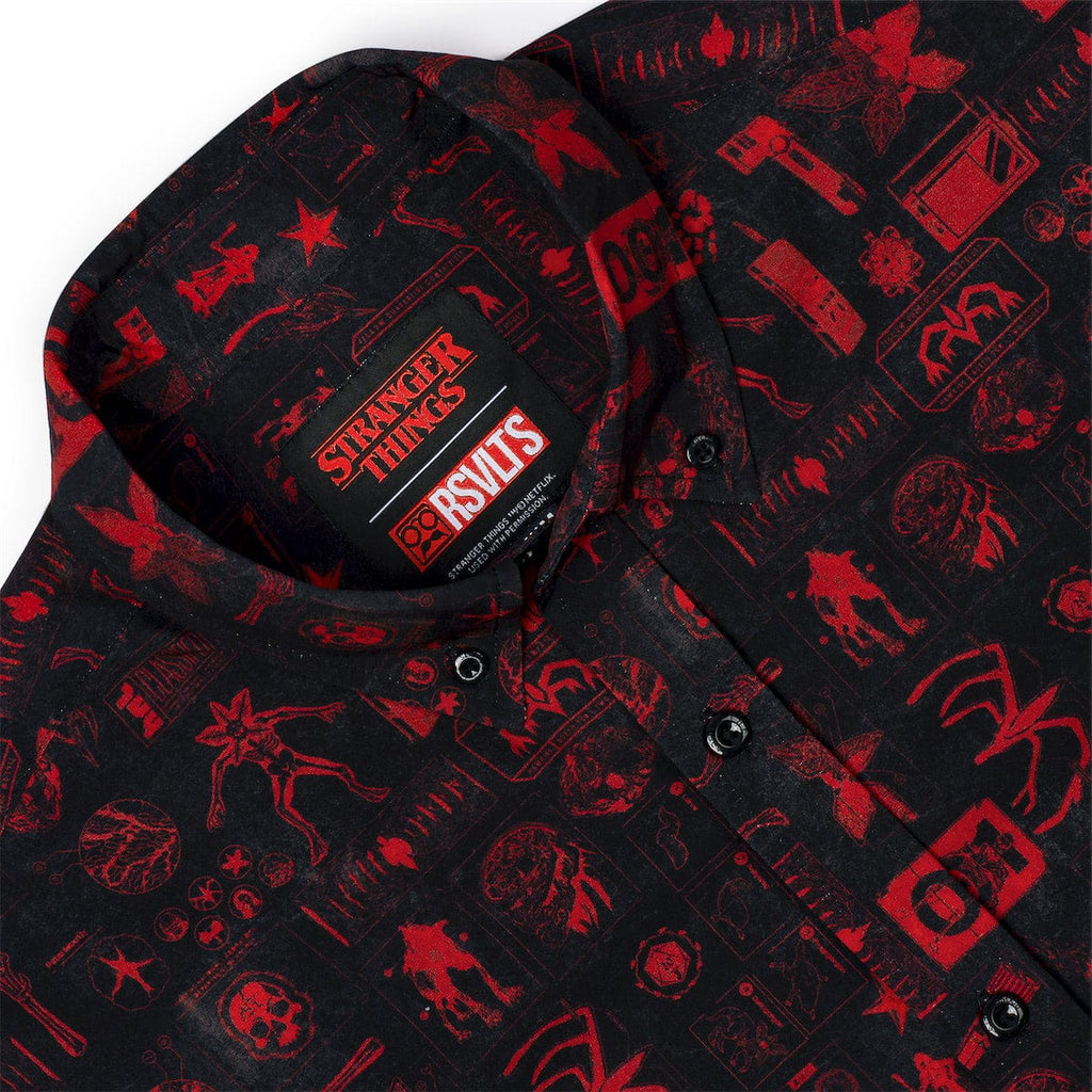 RSVLTS The Lab KUNUFLEX Short Sleeve Shirt in Black — detail 8
